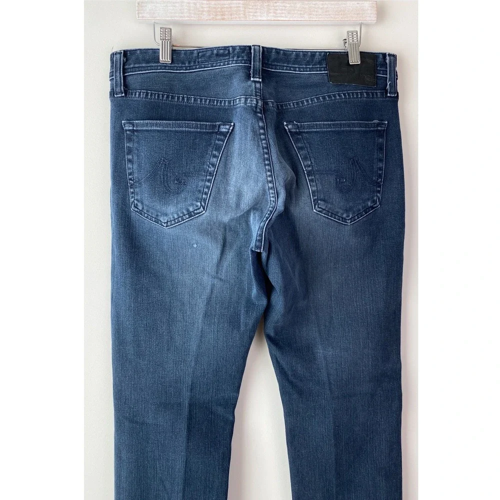 Adriano Goldschmied AG Mens The Graduate‎ Tailored Straight Leg Jeans 32x34 Dark